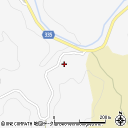 愛知県岡崎市大高味町坂森周辺の地図