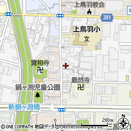 京都府京都市南区上鳥羽城ケ前町298周辺の地図