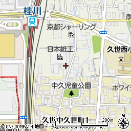 京都府京都市南区久世上久世町352周辺の地図