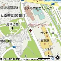 京都府京都市西京区大原野東境谷町周辺の地図