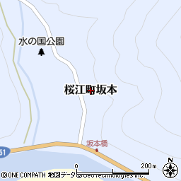 島根県江津市桜江町坂本周辺の地図