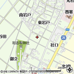 愛知県岡崎市西本郷町周辺の地図