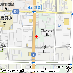 京都府京都市南区上鳥羽鴨田町12周辺の地図