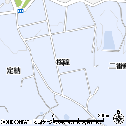 愛知県知多市佐布里桜鐘周辺の地図
