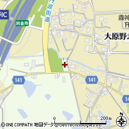 京都府京都市西京区大原野南春日町1143周辺の地図