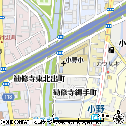 小野児童館周辺の地図