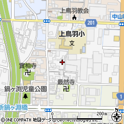 京都府京都市南区上鳥羽城ケ前町266周辺の地図