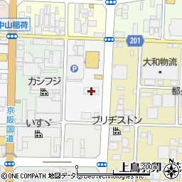 京都府京都市南区上鳥羽町田町8周辺の地図