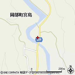 静岡県藤枝市岡部町宮島761周辺の地図