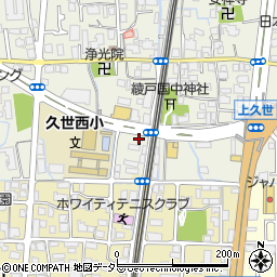 京都府京都市南区久世上久世町448周辺の地図