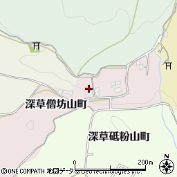 京都府京都市伏見区深草僧坊山町44周辺の地図