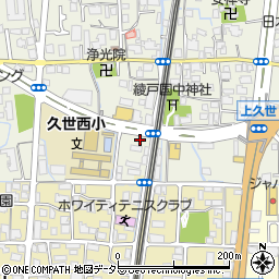 セブンイレブン京都上久世店周辺の地図