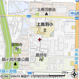 京都府京都市南区上鳥羽城ケ前町265周辺の地図