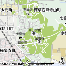 京都府京都市伏見区深草宝塔寺山町32周辺の地図