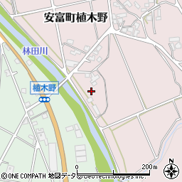 兵庫県姫路市安富町植木野241周辺の地図