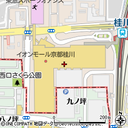 拉拉飯店 イオン京都桂川周辺の地図