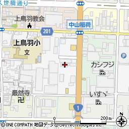 京都府京都市南区上鳥羽城ケ前町249周辺の地図