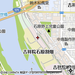 京都府京都市南区吉祥院石原葭縁周辺の地図