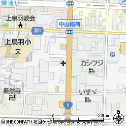 京都府京都市南区上鳥羽城ケ前町248周辺の地図