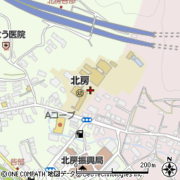 真庭市立　北房こども園周辺の地図