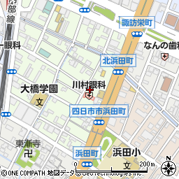四日市浜田郵便局 ＡＴＭ周辺の地図