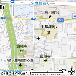 京都府京都市南区上鳥羽城ケ前町259周辺の地図