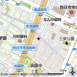 ダイハツ三重本社周辺の地図