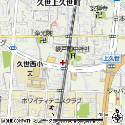京都府京都市南区久世上久世町446周辺の地図