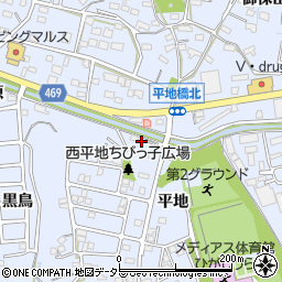 愛知県知多郡東浦町石浜西平地9周辺の地図