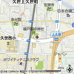 京都府京都市南区久世上久世町675周辺の地図