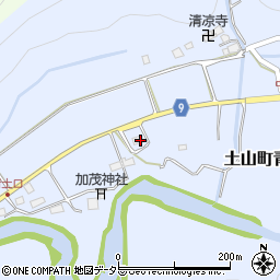 滋賀県甲賀市土山町青土1038周辺の地図