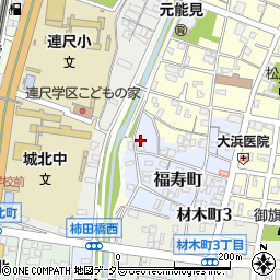愛知県岡崎市福寿町136-1周辺の地図