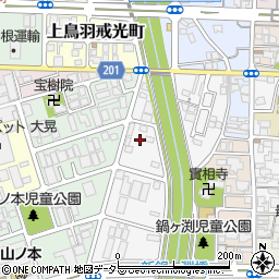 京都府京都市南区上鳥羽川端町周辺の地図