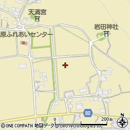 兵庫県宍粟市山崎町宇原周辺の地図