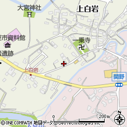 静岡県伊豆市上白岩575-1周辺の地図