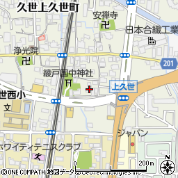 京都府京都市南区久世上久世町678周辺の地図