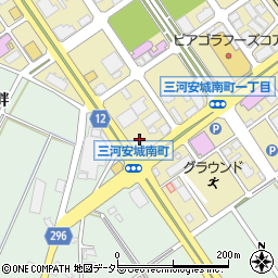 スターバックスコーヒー三河安城店周辺の地図