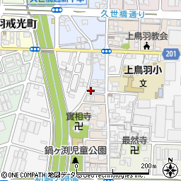 京都府京都市南区上鳥羽南村山町62周辺の地図