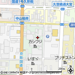 京都府京都市南区上鳥羽鴨田町3周辺の地図