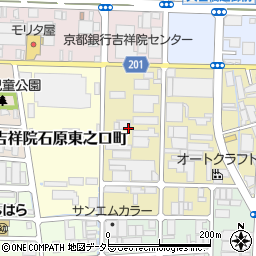 京都府京都市南区吉祥院長田町周辺の地図