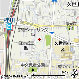 京都府京都市南区久世上久世町361周辺の地図
