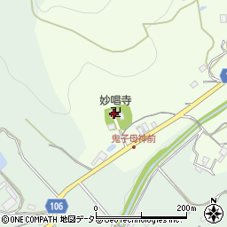 妙唱寺周辺の地図
