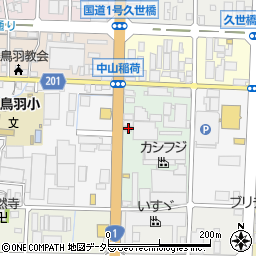 京都府京都市南区上鳥羽鴨田町18周辺の地図