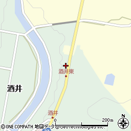 兵庫県三田市酒井595周辺の地図