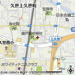 京都府京都市南区久世上久世町670周辺の地図