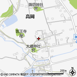 兵庫県神崎郡福崎町高岡870-1周辺の地図