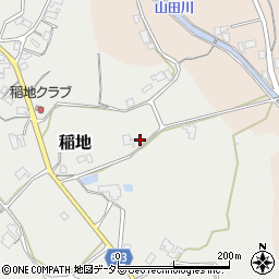 大阪府豊能郡能勢町稲地周辺の地図