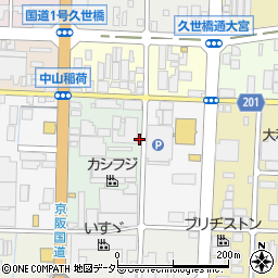 京都府京都市南区上鳥羽鴨田町2周辺の地図