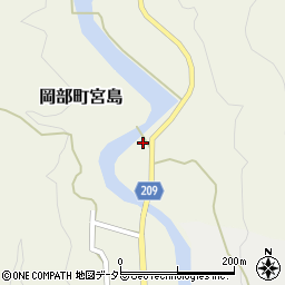 静岡県藤枝市岡部町宮島769-3周辺の地図