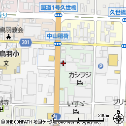 京都府京都市南区上鳥羽鴨田町19周辺の地図